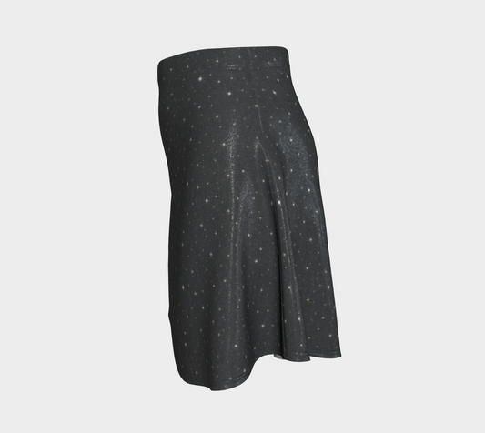 Star Fragments Flared Skirt