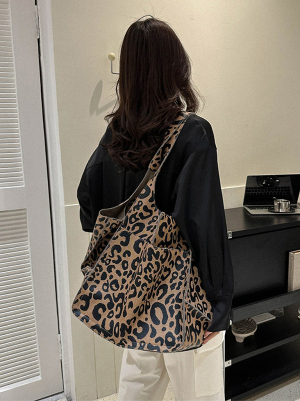 Soft Leather Style One Shoulder Tote Bag