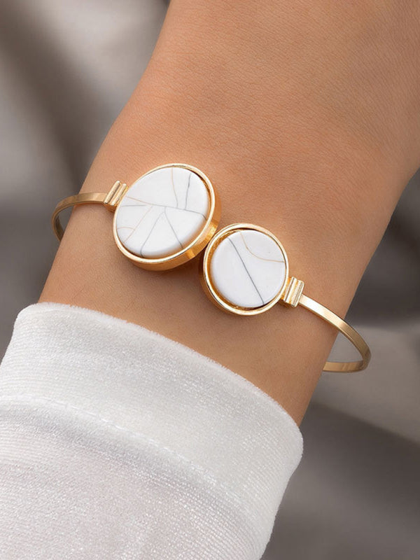 Bracelet Geometric Love Triangle 5-piece Inlaid Set Jewelry