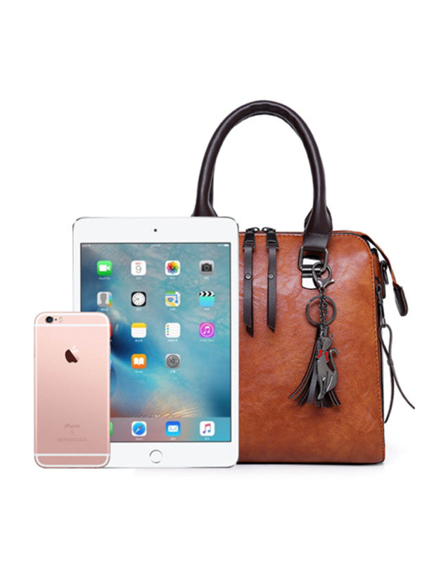 Messenger Bag Four-Piece Set Retro Mother-in-Chief Handbag