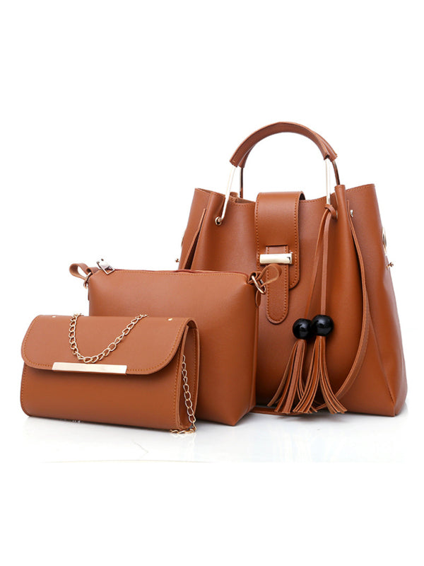 Light Carry On 3-piece Bucket Style Luggage Sets