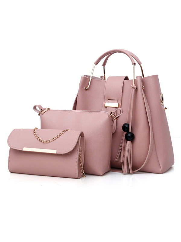 Light Carry On 3-piece Bucket Style Luggage Sets