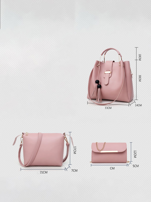 Light Carry On 3-piece Bucket Style Luggage Sets