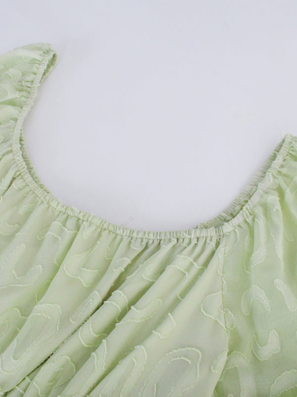 French Square Neck Four Seasons Top