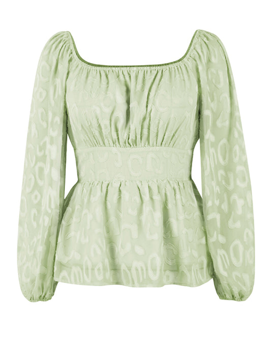 French Square Neck Four Seasons Top