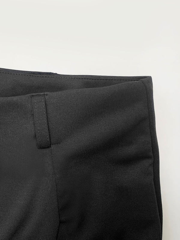 High Waist Ankle Split Slacks