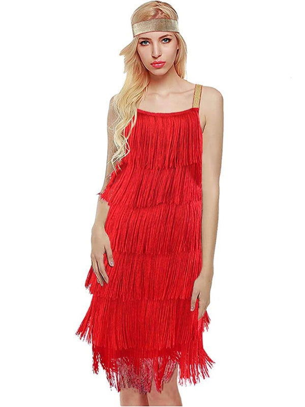 A-Line Tassels Dress