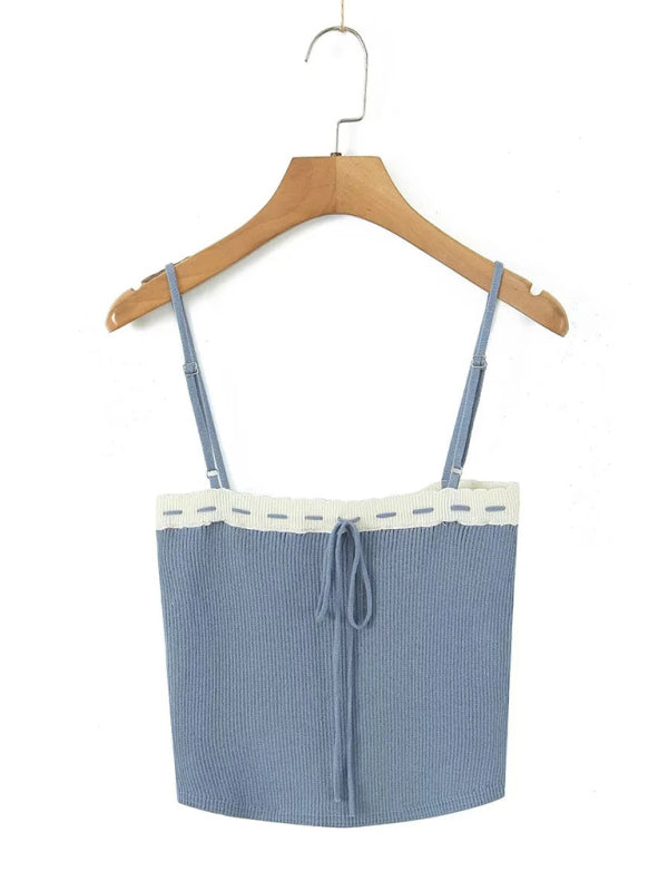 Preppy Cardigan Top and Mini Knitted Set