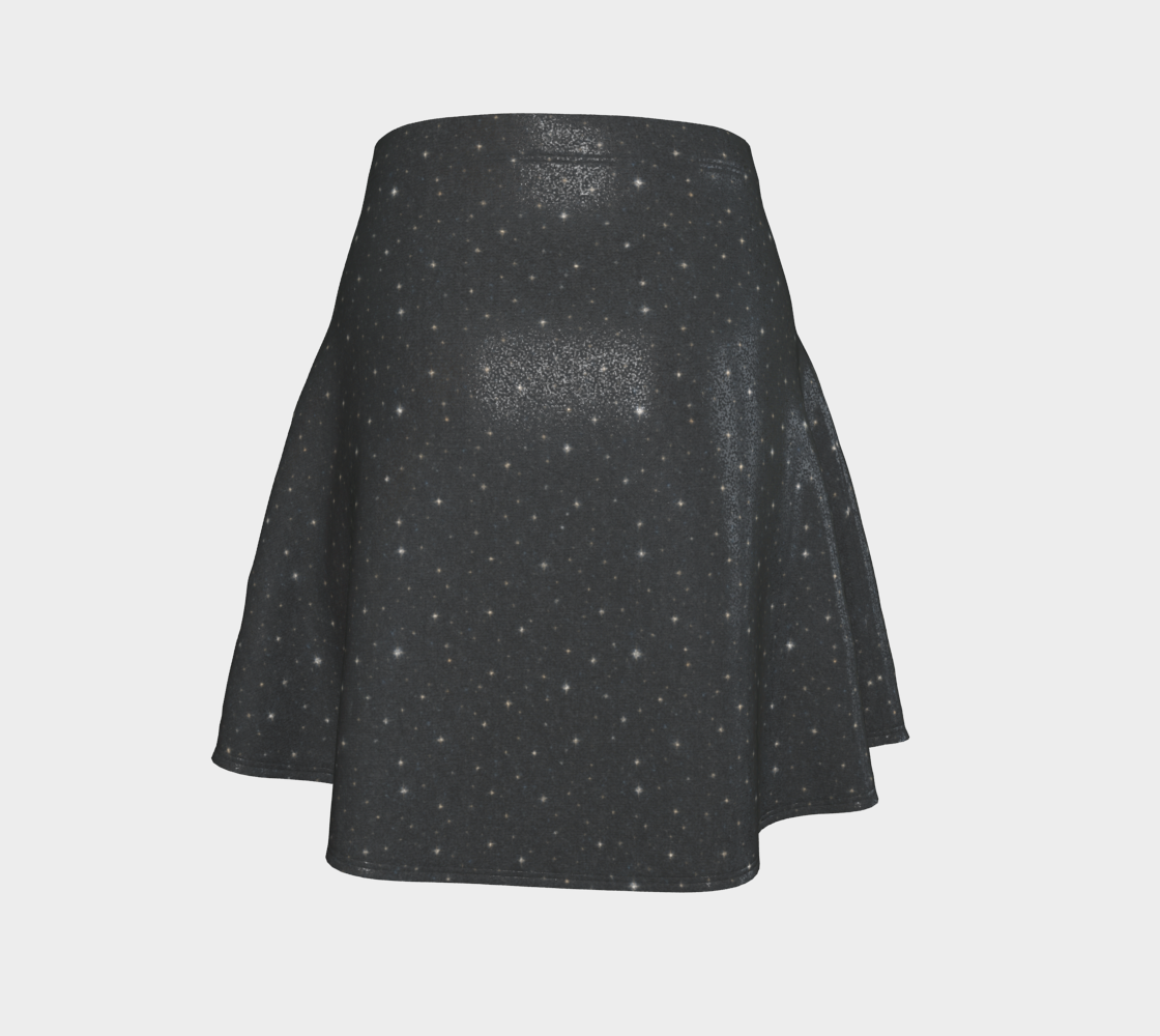 Star Fragments Flared Skirt
