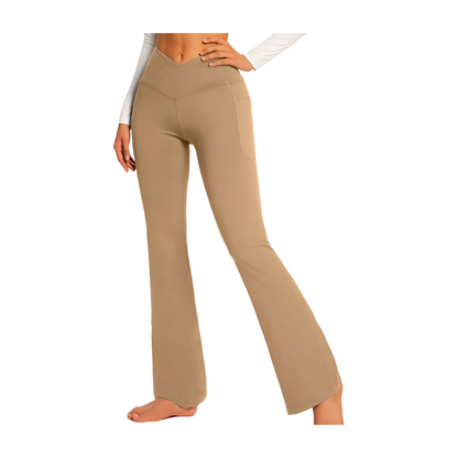 Leggings Flares Full Length Pocket Waist Pants