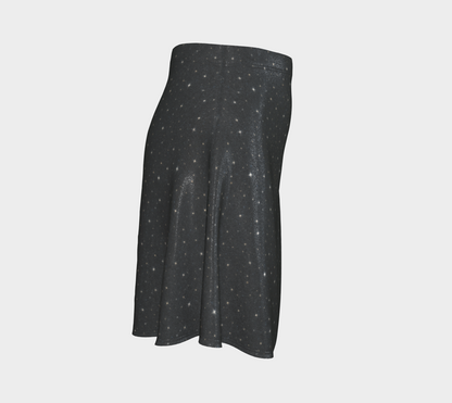 Star Fragments Flared Skirt