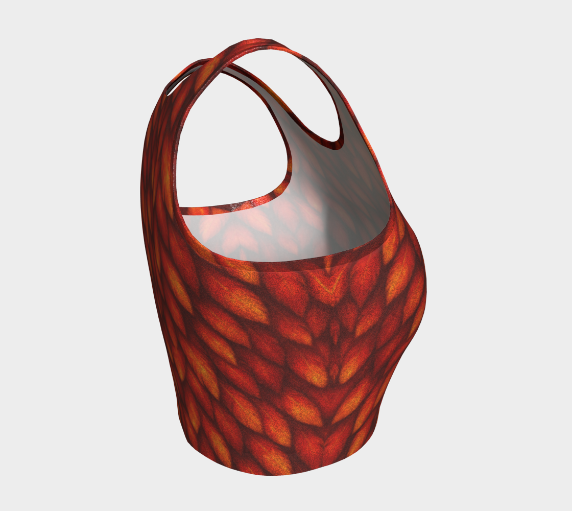 Phoenix Fire Feathers Top