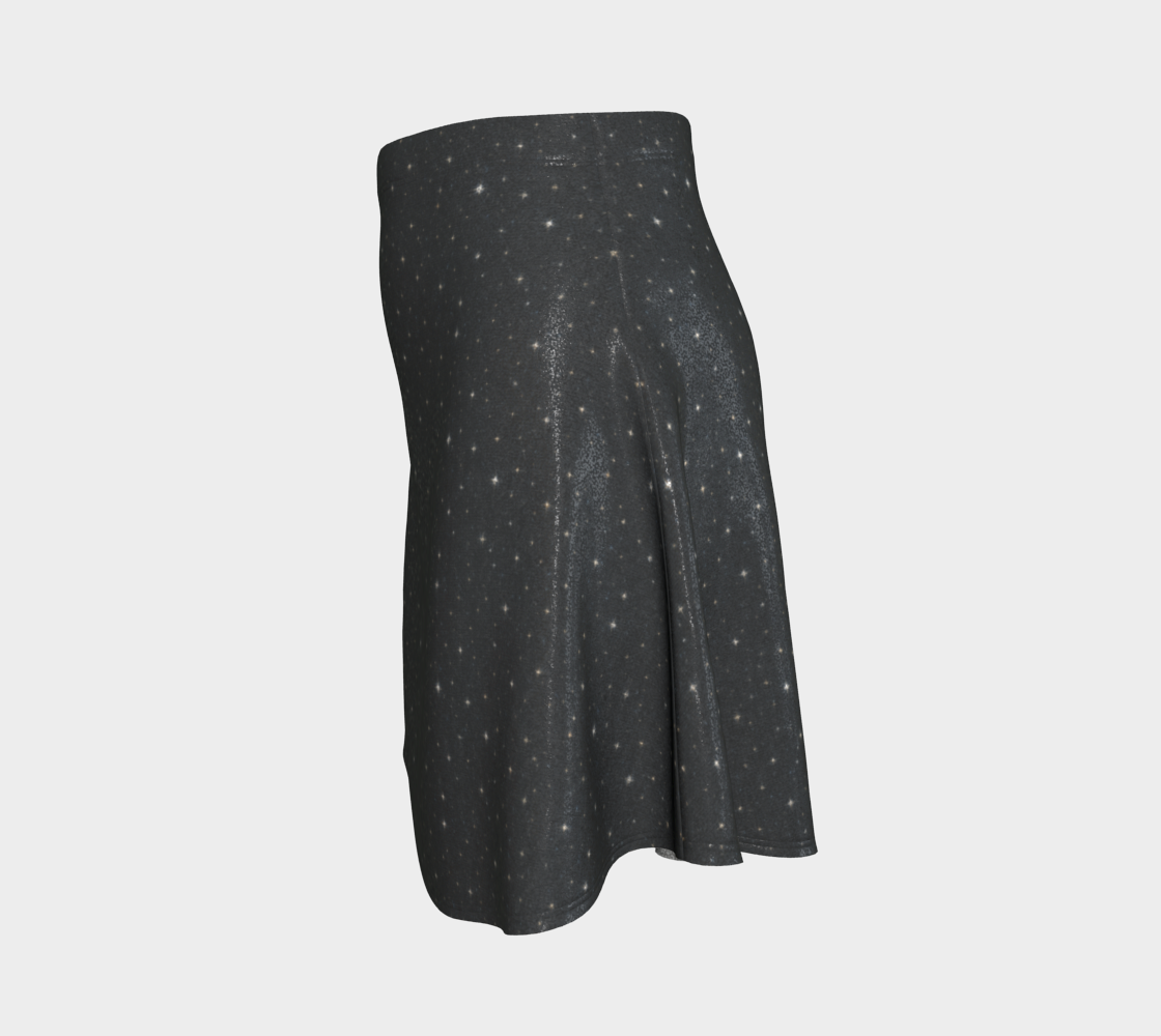 Star Fragments Flared Skirt