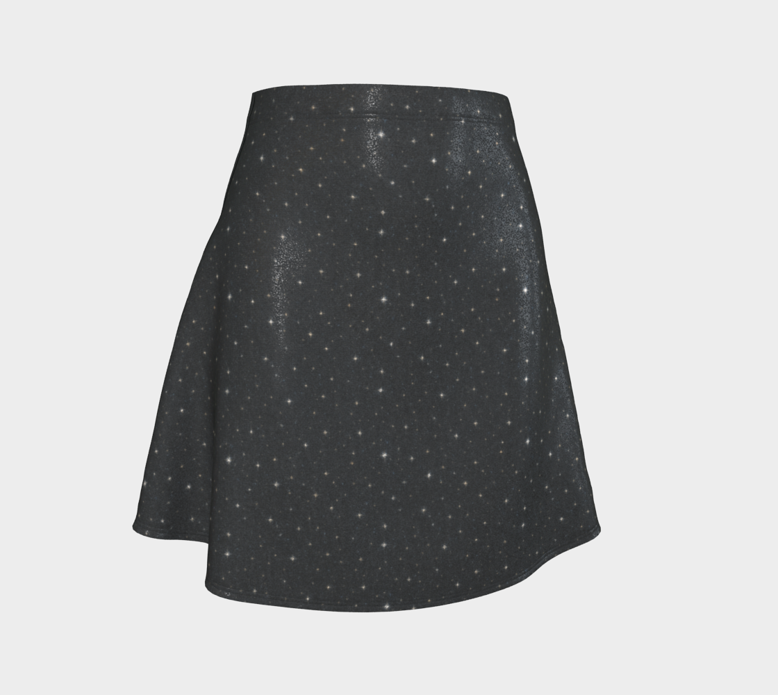 Star Fragments Flared Skirt