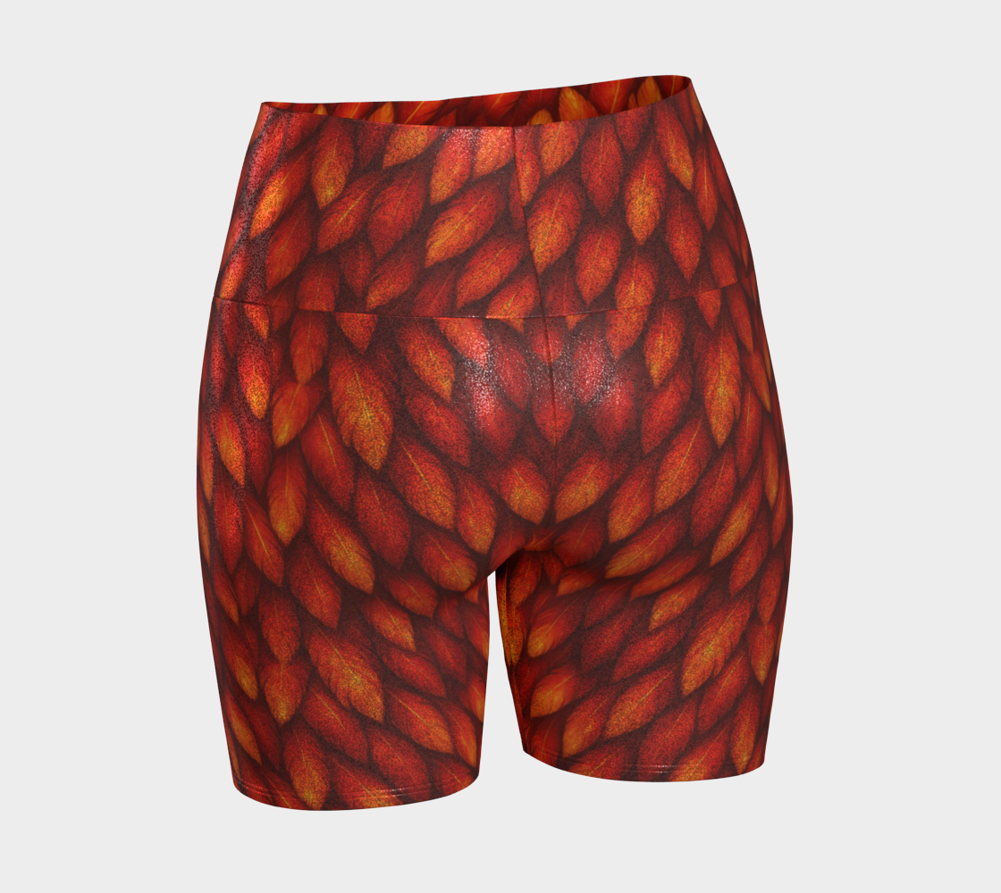 Phoenix Fire Feathers Shorts