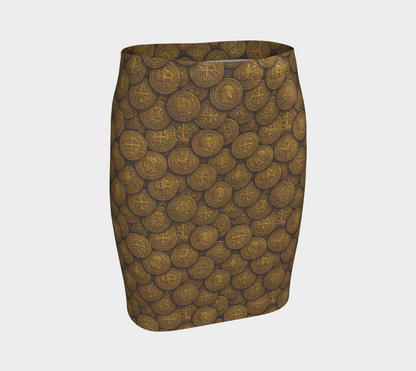 Treasure Hoard Fitted Skirt