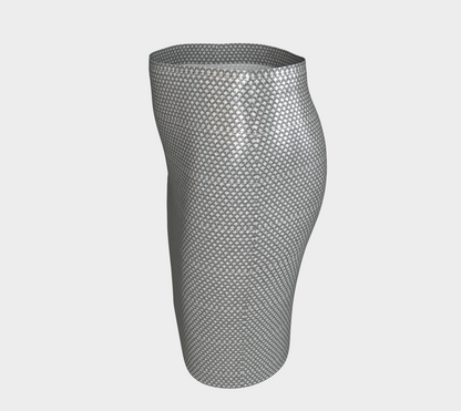Chain Mail Fitted Skirt