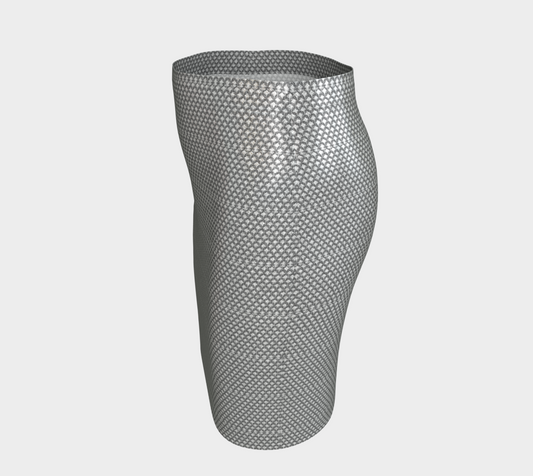 Chain Mail Fitted Skirt