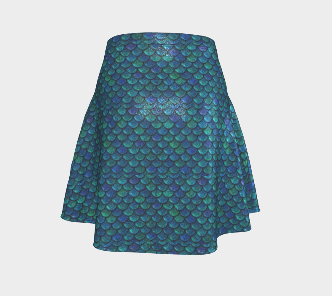 Mermaid Tail Flare Skirt