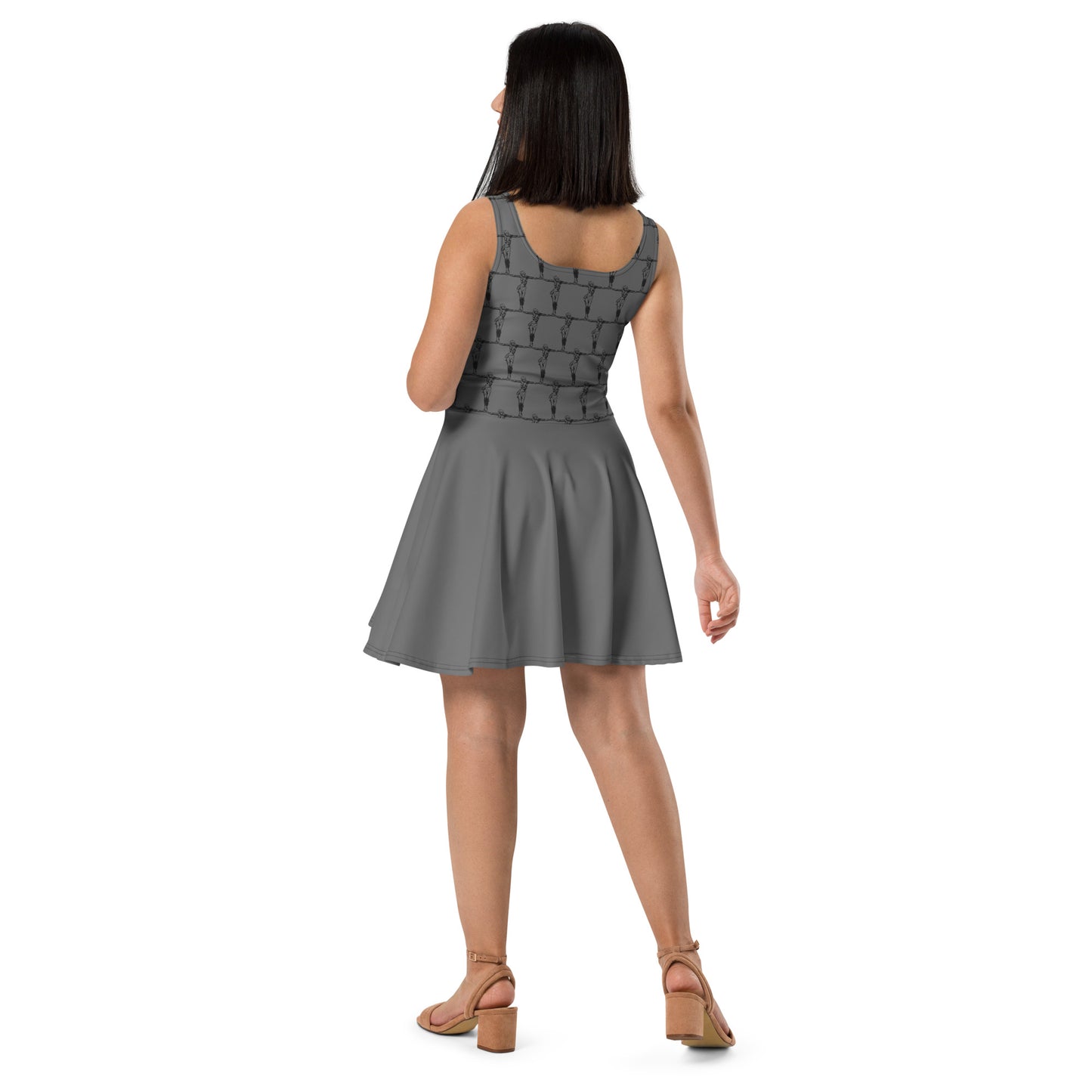 BLACK MADONNA Skater Dress