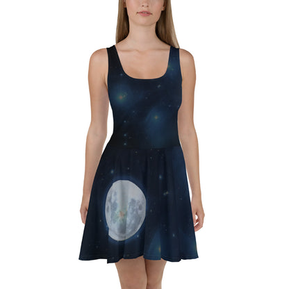 BLUE MOON Skater Dress