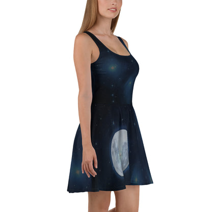 BLUE MOON Skater Dress