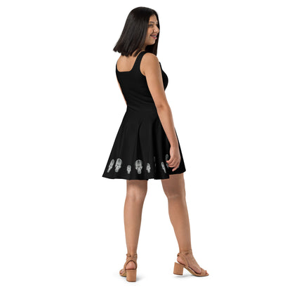 CHECK MY BRAIN Skater Dress