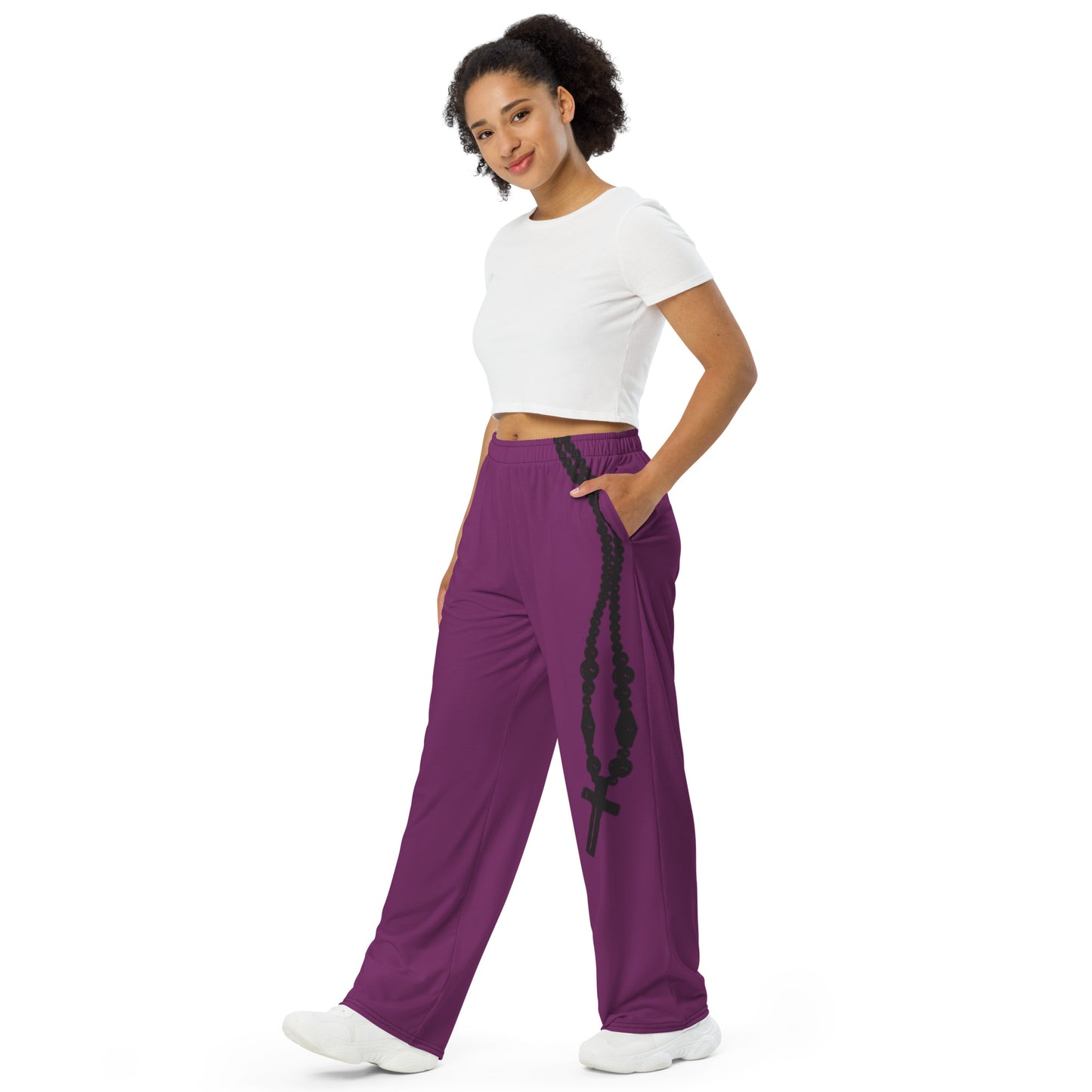 ROSARY Wide Leg Pants