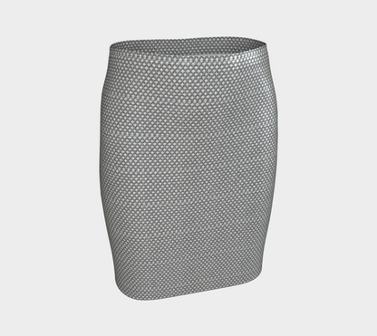 Chain Mail Fitted Skirt