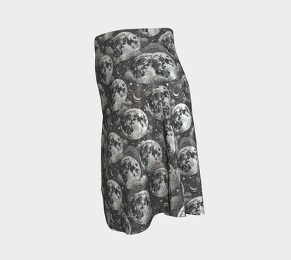 MOON PHASES Glitter Flare Skirt