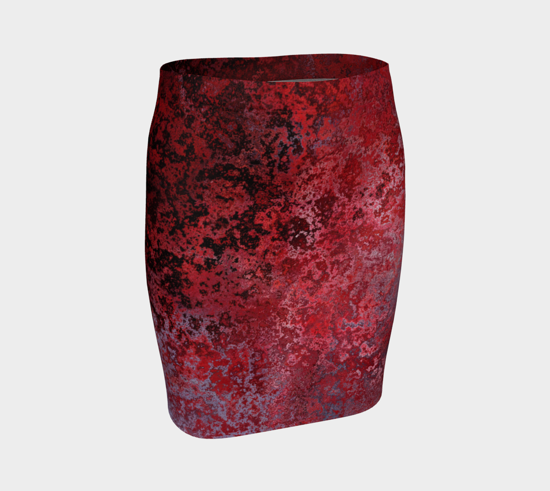 SPATTER Fitted Skirt