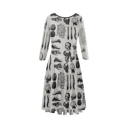 ANATOMICA Tethys Half-Sleeve Skater Dress