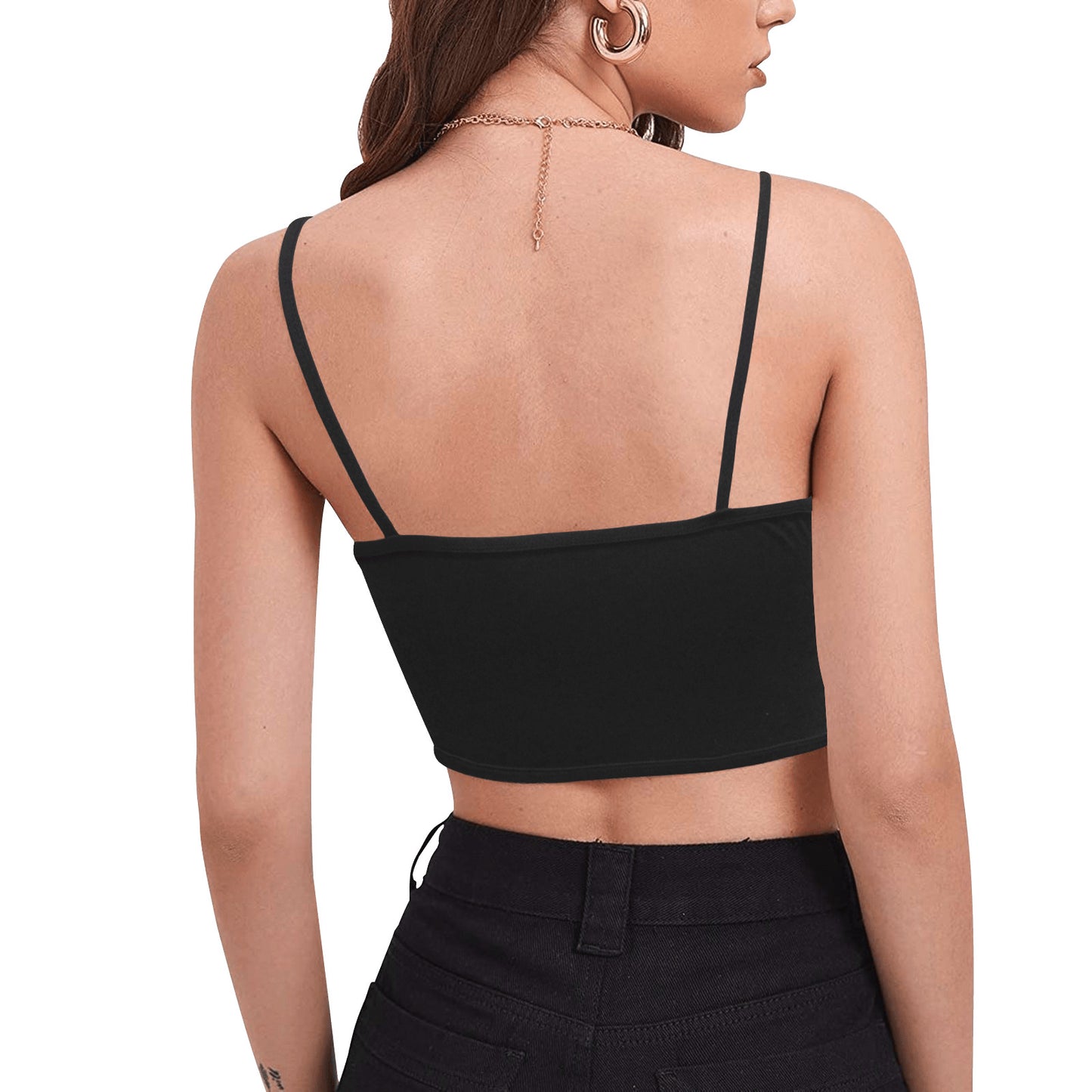 EYELIENS Spaghetti Strap Crop Top