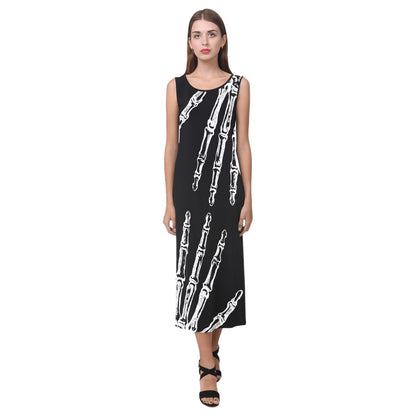 PHALANGES Phaedra Sleeveless Open Fork Long Dress