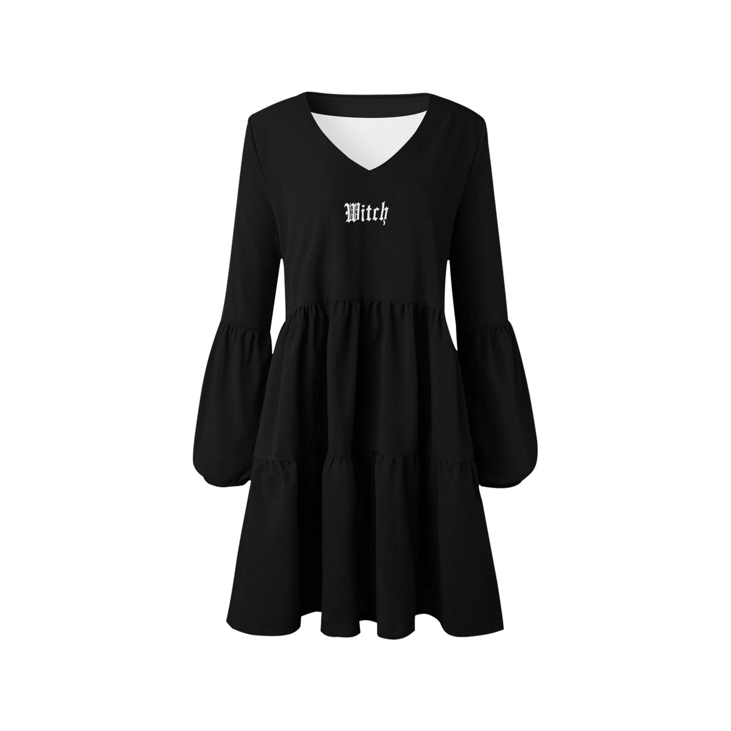 SALEM V-Neck Loose Fit Dress