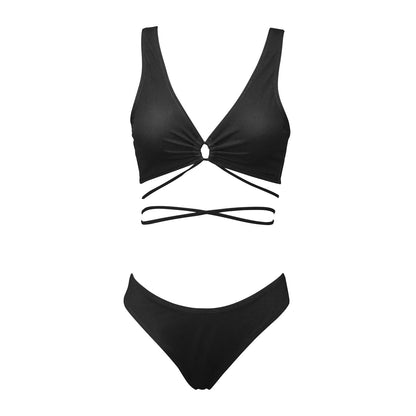 SALEM Cross String Bikini Set