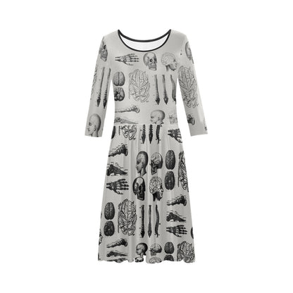 ANATOMICA Tethys Half-Sleeve Skater Dress