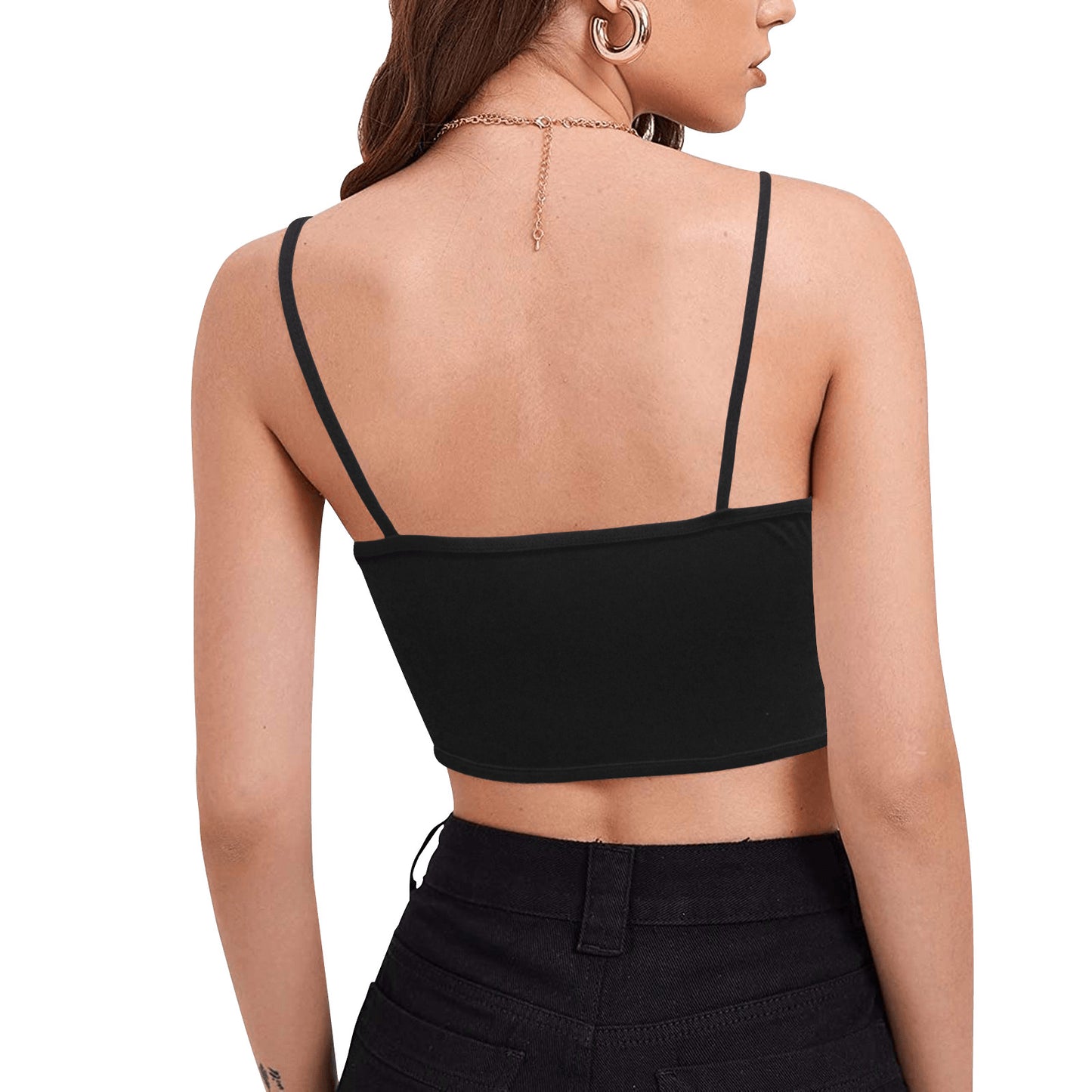 MOTH FALENA Spaghetti Strap Crop Top