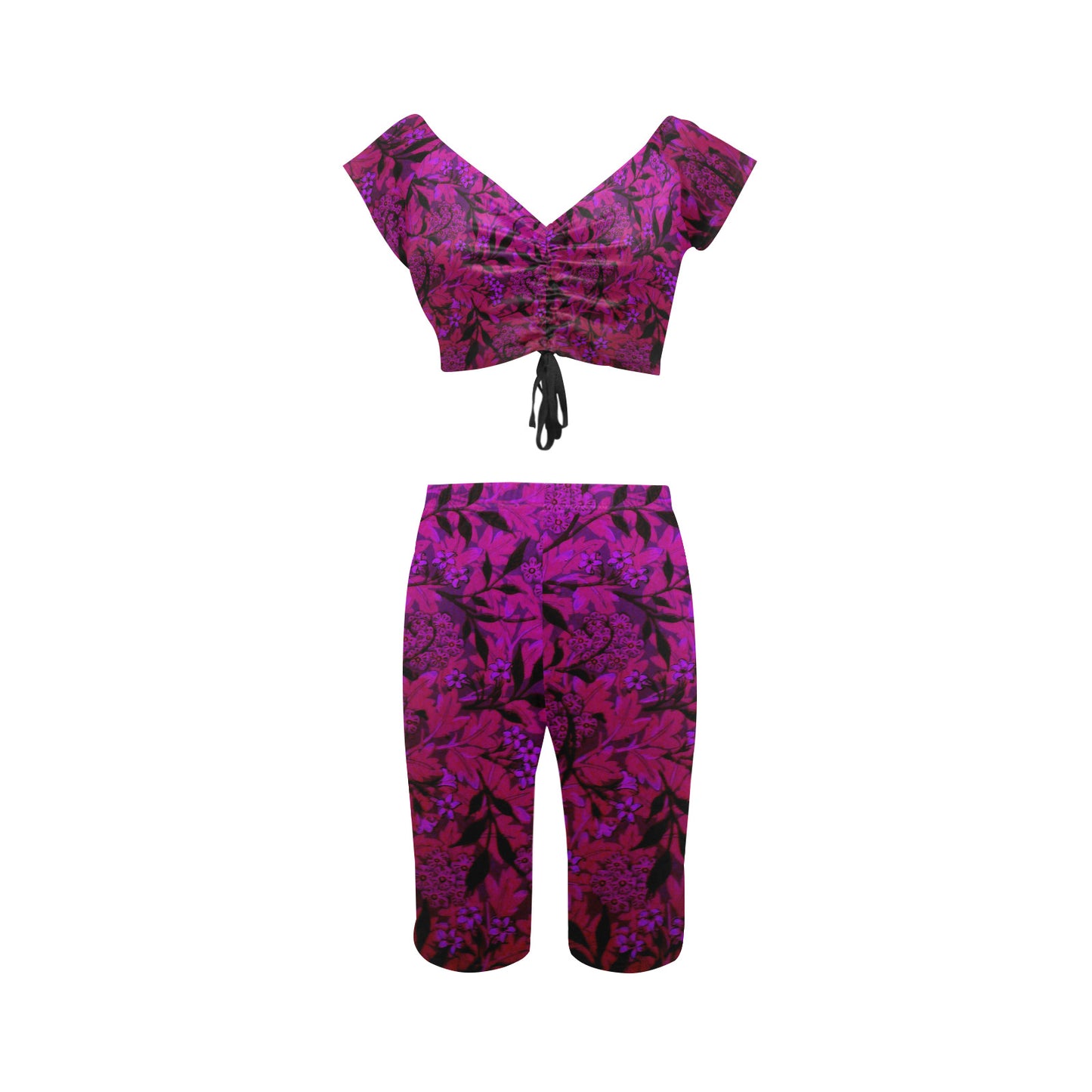 PERSEPHONE Women's Crop Top Yoga Set