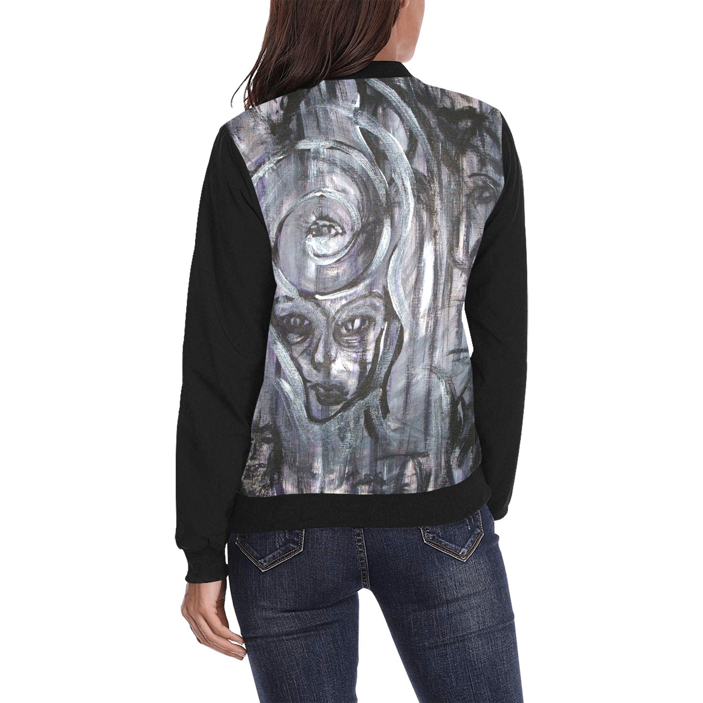 ASHES TO ASHES Bomber Jacket for Women