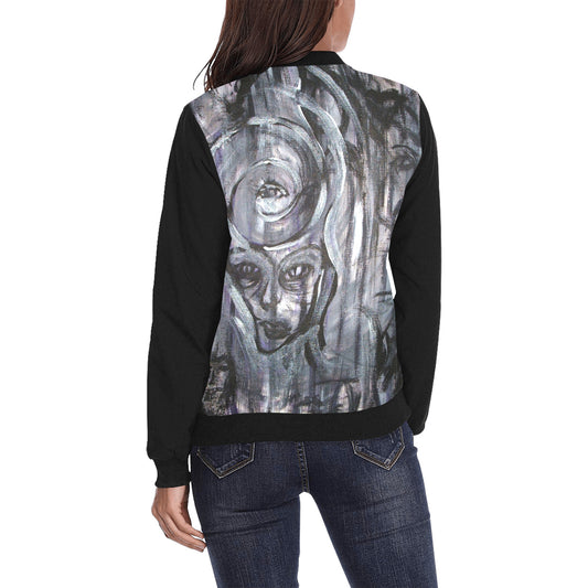 ASHES TO ASHES Bomber Jacket for Women