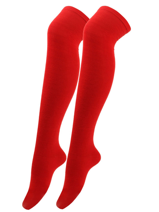Over Knee Bias Striped Socks