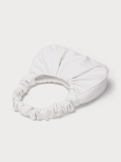 Underarm Cloud Pleat Baguette Messenger Shoulder Bag