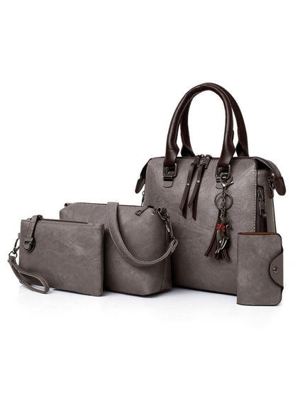 Messenger Bag Four-Piece Set Retro Mother-in-Chief Handbag