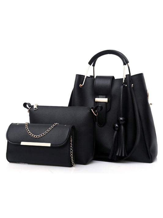 Light Carry On 3-piece Bucket Style Luggage Sets