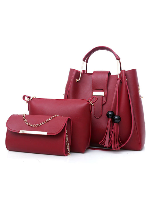 Light Carry On 3-piece Bucket Style Luggage Sets