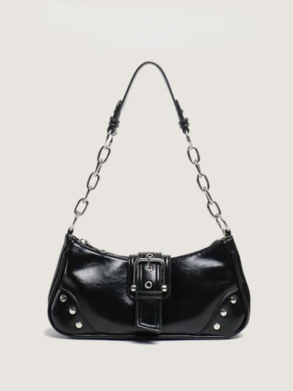 Baguette Retro Texture Armpit Shoulder Bag