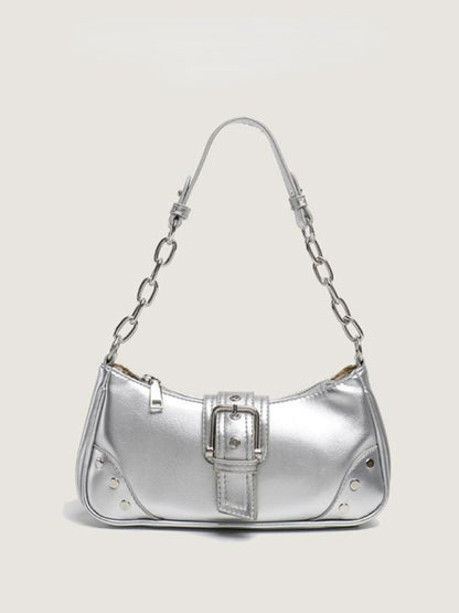 Baguette Retro Texture Armpit Shoulder Bag