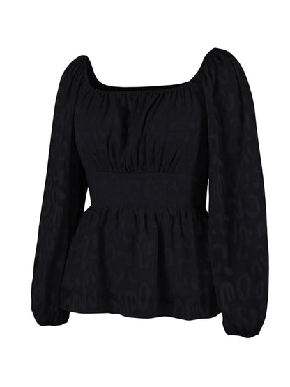 French Square Neck Four Seasons Top