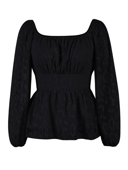 French Square Neck Four Seasons Top